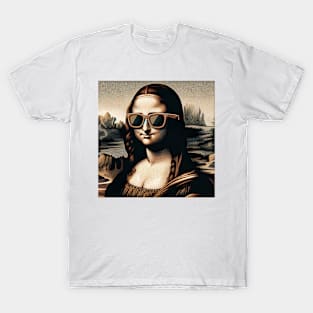 Mona Lisa Sunglasses T-Shirt